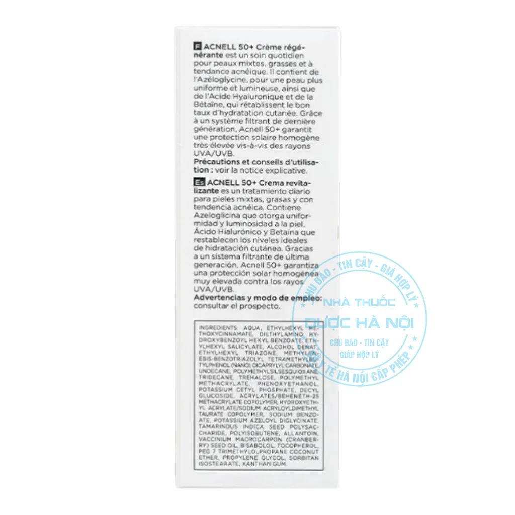 Kem trị mụn Canova Acnell 50+
