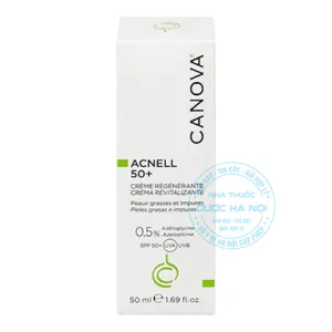 Kem trị mụn Canova Acnell 50+ kiểm soát mụn, dưỡng ẩm và chống lão hóa da