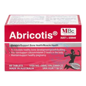 Thuốc Abricotis bổ sung canxi và vitamin D hỗ trợ cải thiện sức khỏe hệ xương