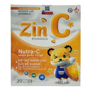 Siro Zinc RivaGold nâng cao hệ miễn dịch, hỗ trợ phát triển toàn diện cho trẻ