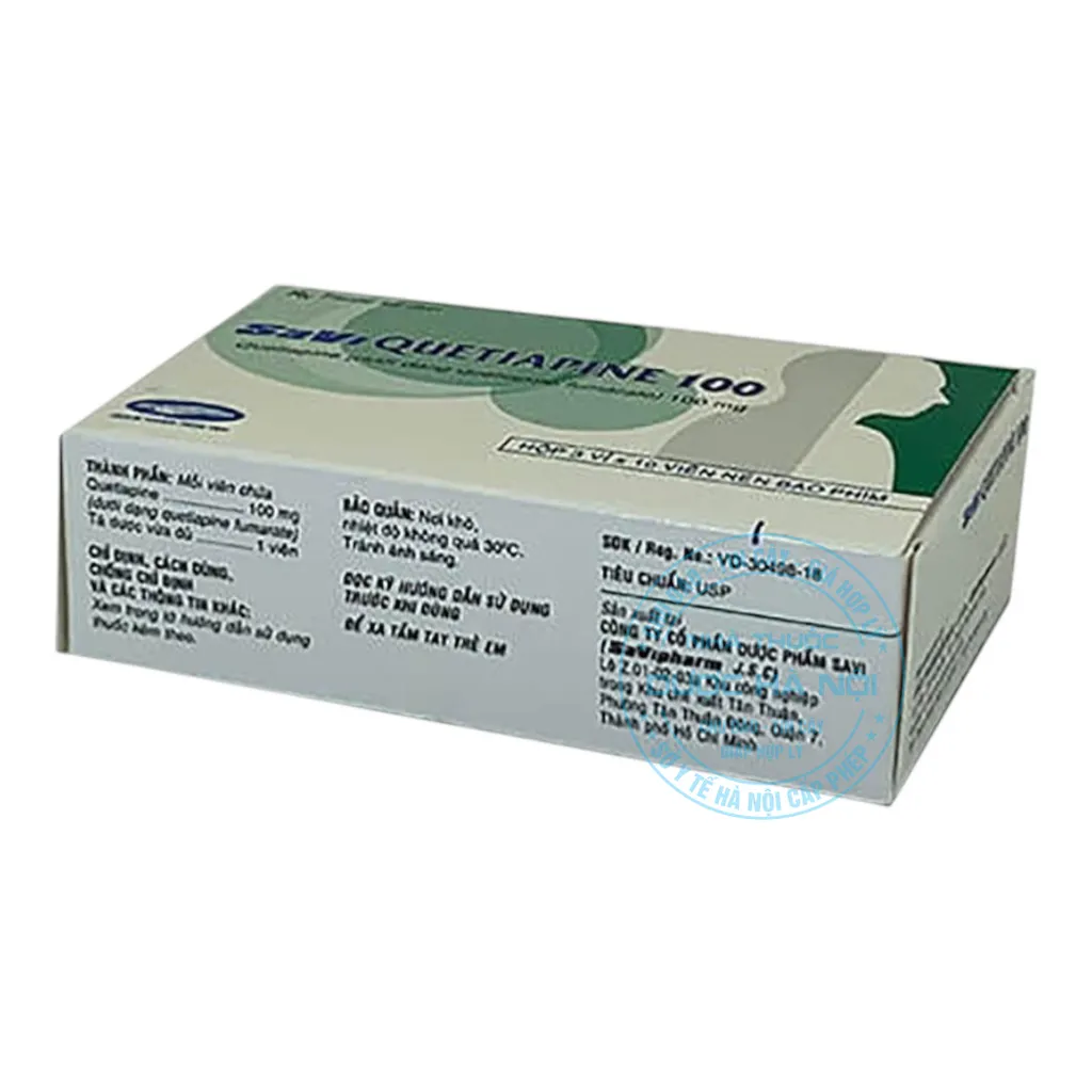 Thuốc Savi Quetiapine 100