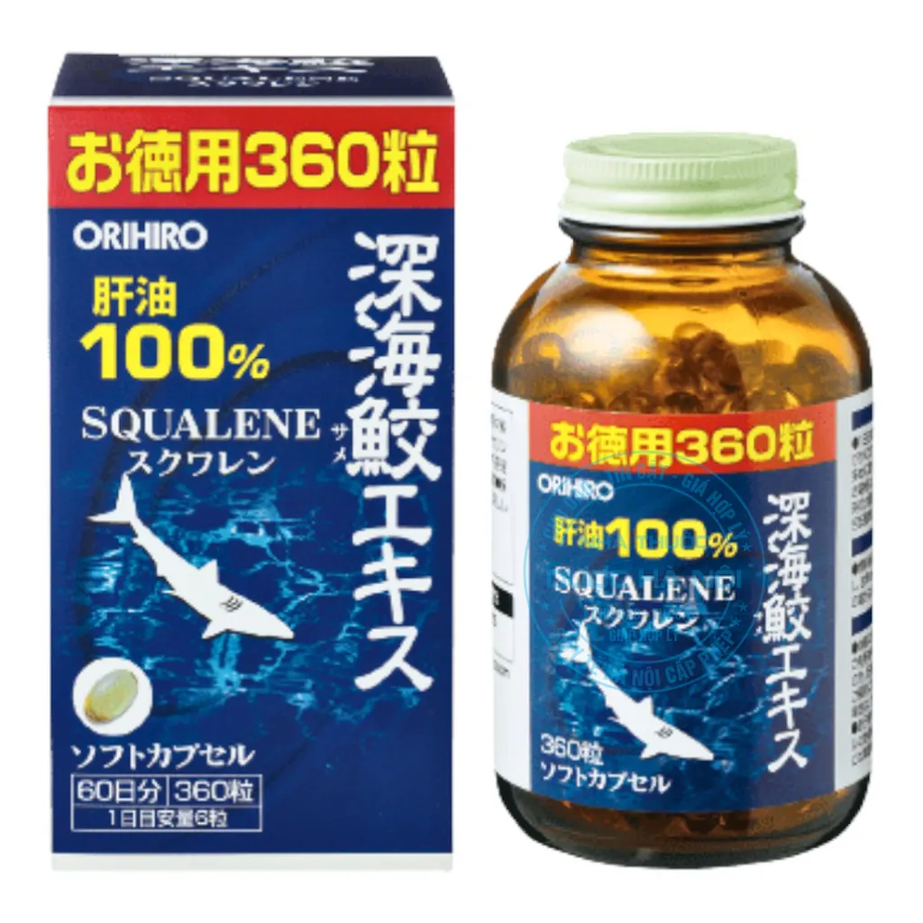 Viên uống Orihiro DeepSea Shark Liver Oil