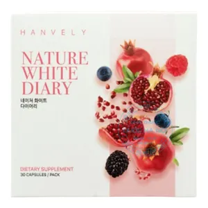 Viên uống Hanvely Nature White Diary hỗ trợ tốt cho quá trình làm đẹp da từ bên trong
