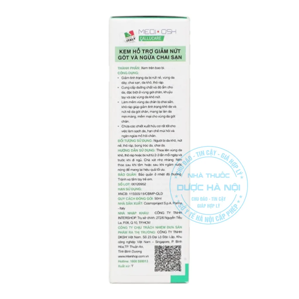 Kem dưỡng ẩm Medicosh Callucare 50ml
