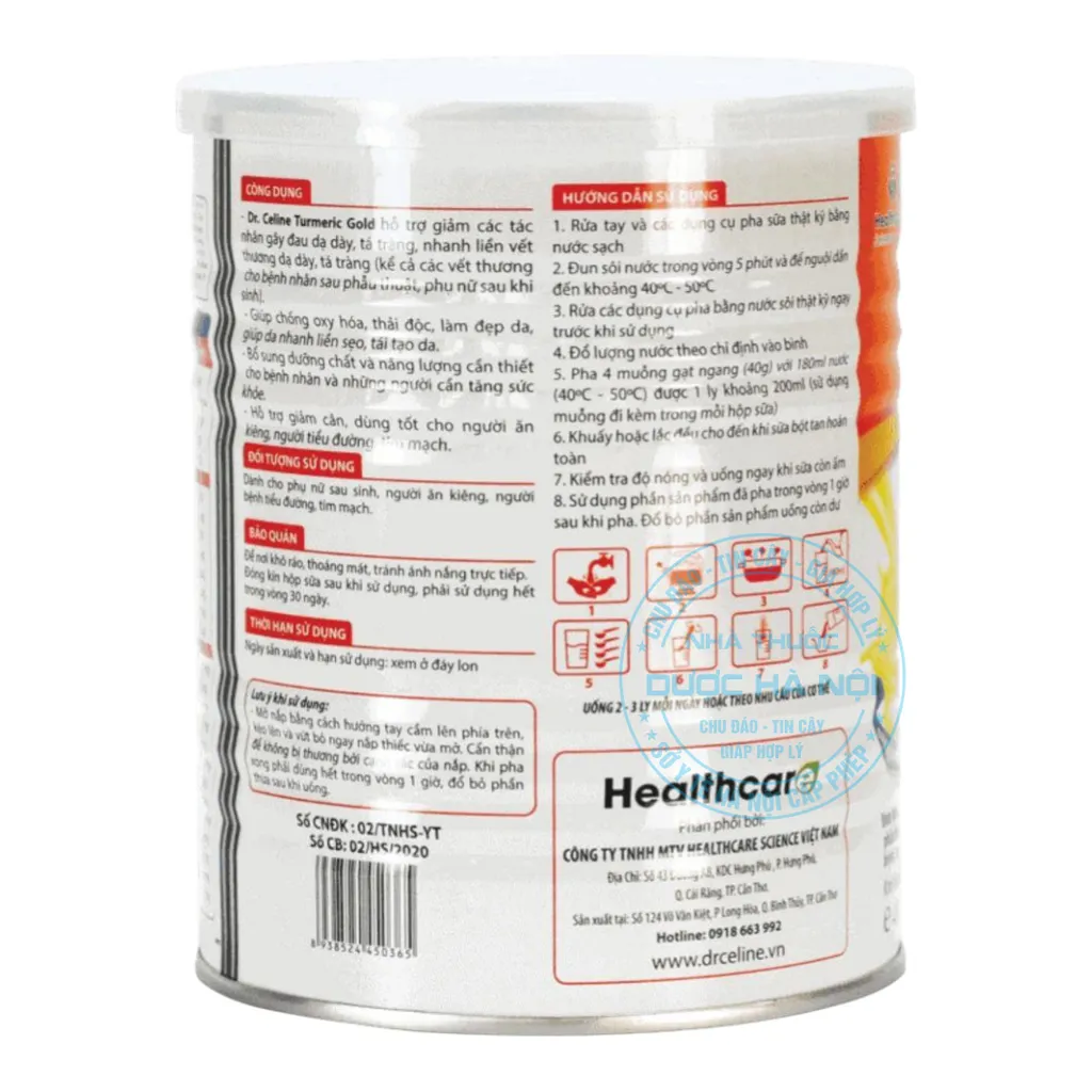 Sữa Dr. Celine Turmeric Gold
