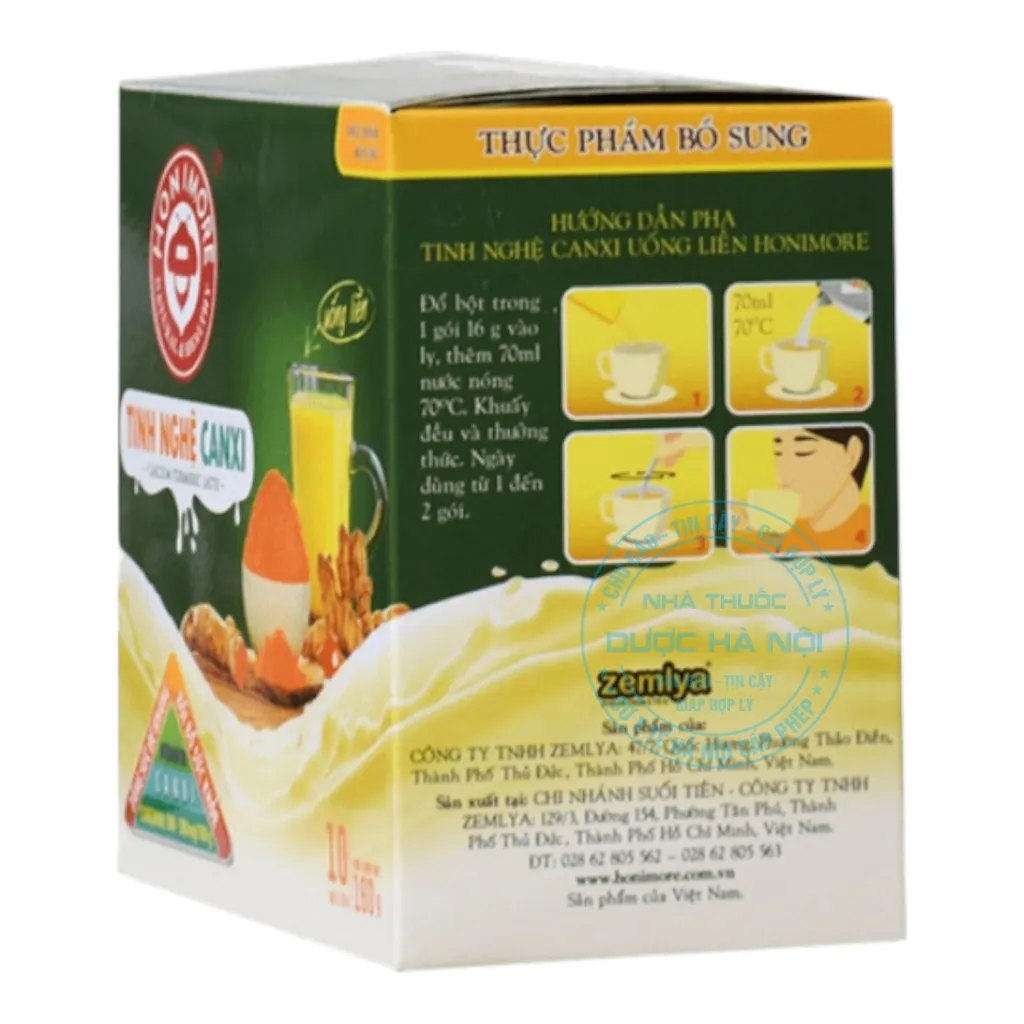 Tinh nghệ Canxi Honimore 160g