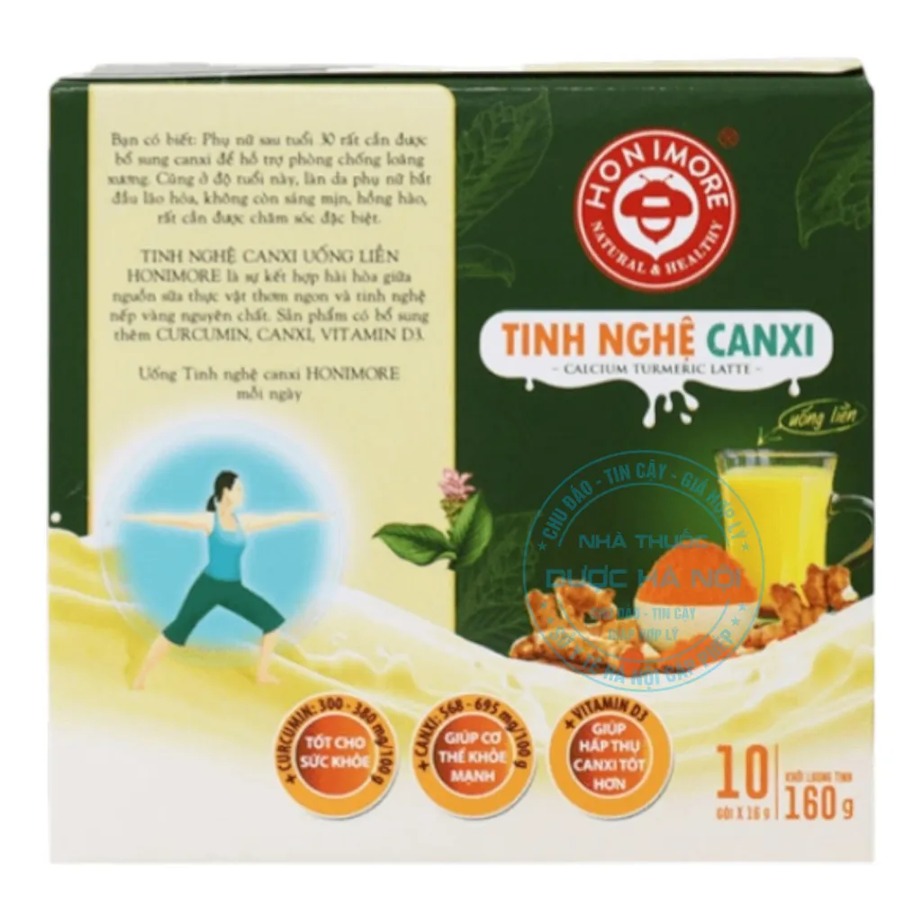 Tinh nghệ Canxi Honimore 160g