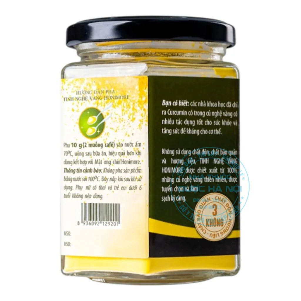 Tinh nghệ vàng nguyên chất Honimore 130g