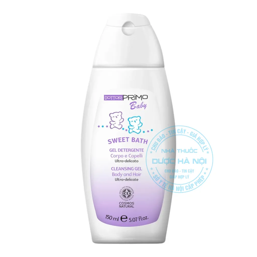 Gel tắm gội trẻ em DottorPrimo Baby Sweet Bath