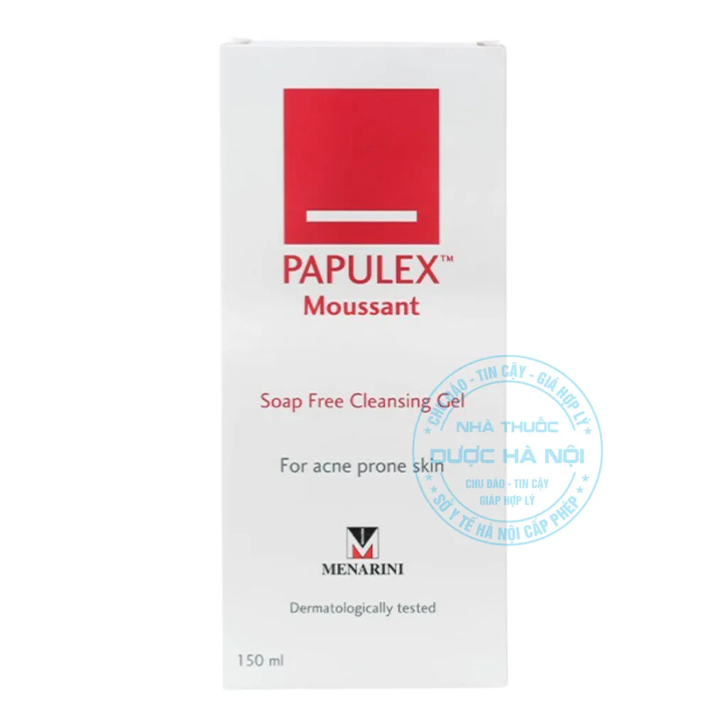 Gel rửa mặt Papulex Moussant Soap Free Cleansing