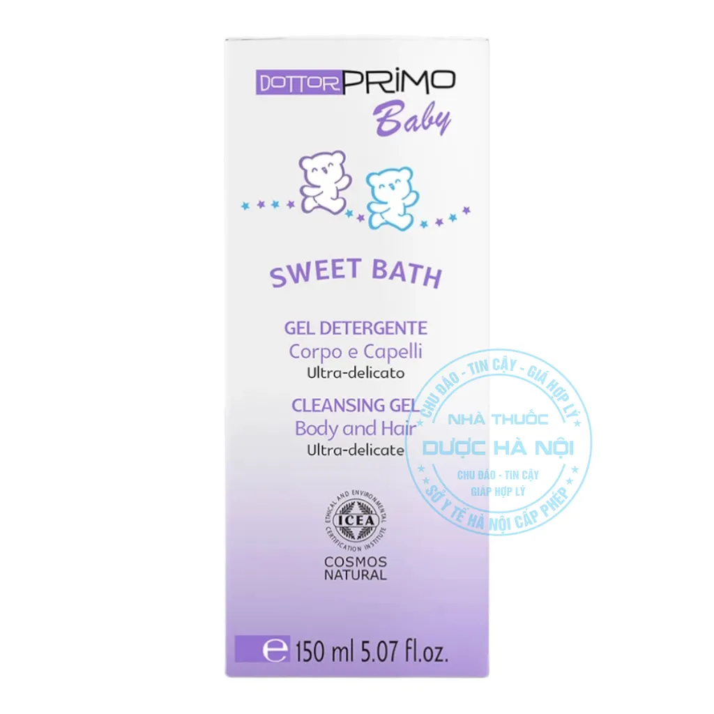 Gel tắm gội trẻ em DottorPrimo Baby Sweet Bath