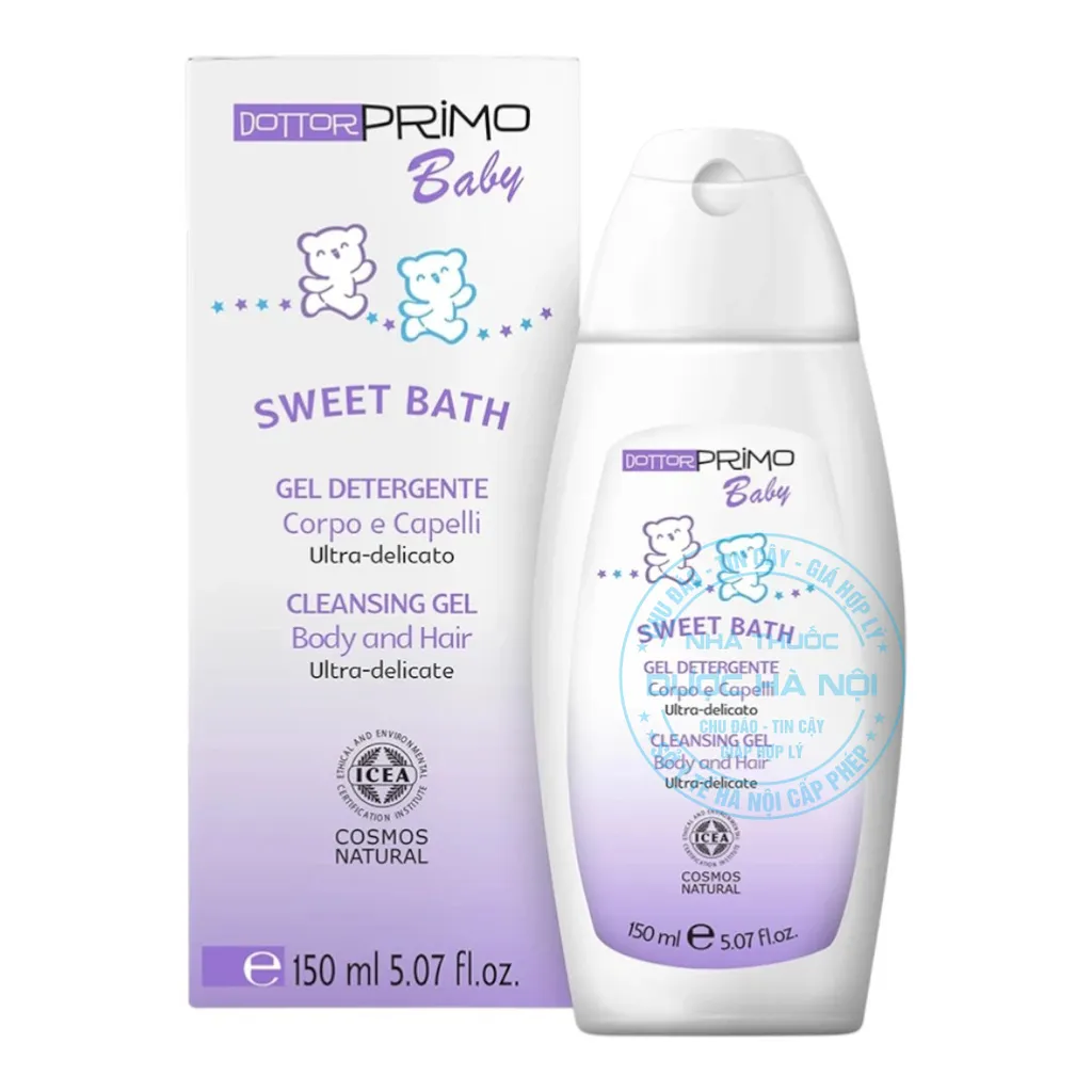Gel tắm gội trẻ em DottorPrimo Baby Sweet Bath