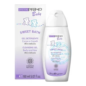 Gel tắm gội trẻ em DottorPrimo Baby Sweet Bath chăm sóc da bé yêu an toàn dịu nhẹ
