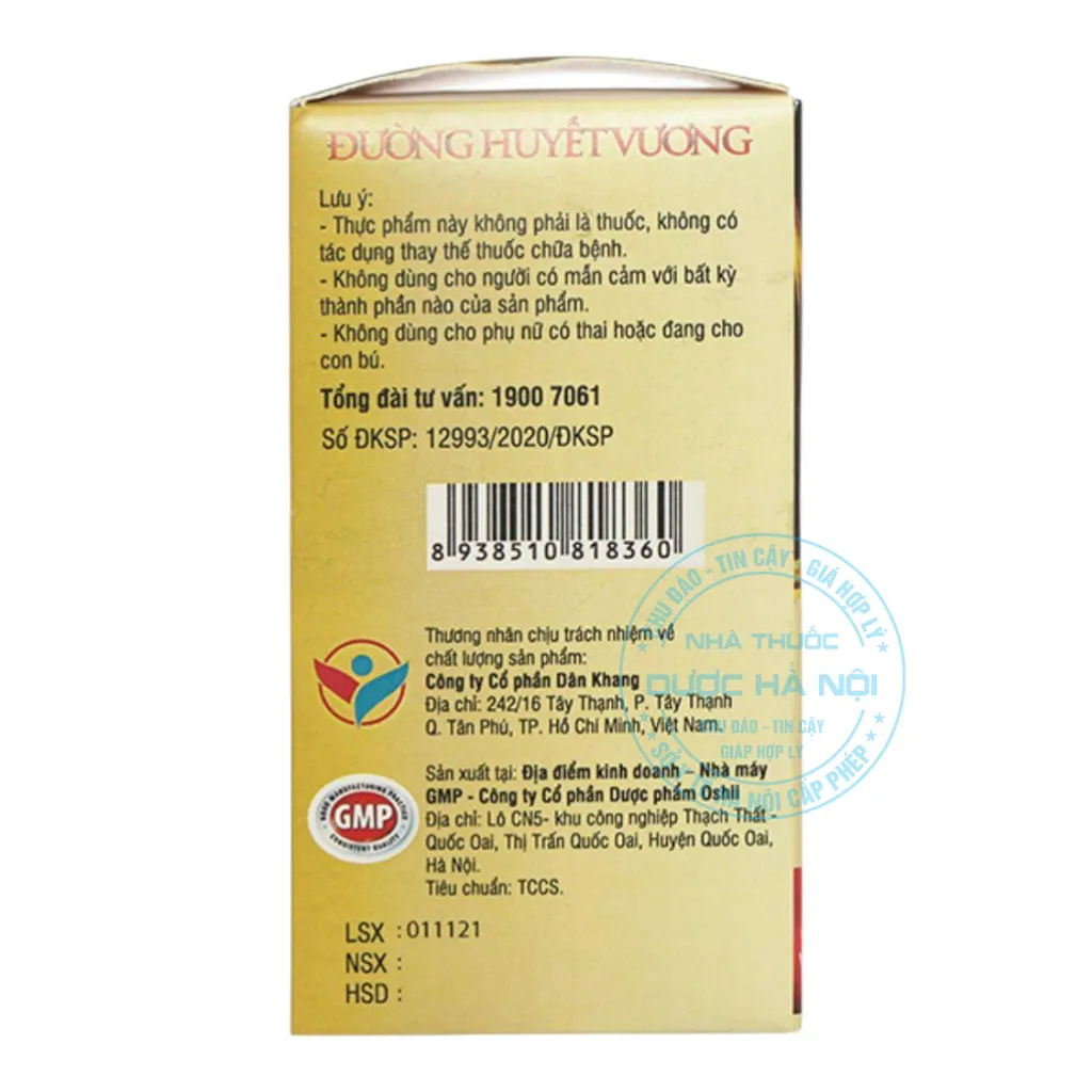 Viên uống Đường Huyết Vương