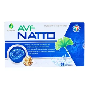 Viên uống AVF Natto hỗ trợ hoạt huyết, bảo vệ mạch máu và giảm thiểu nguy cơ đột quỵ