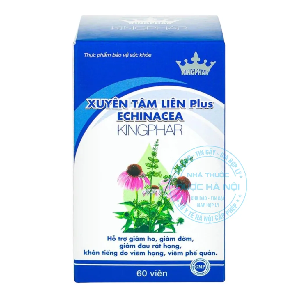 Viên uống Xuyên Tâm Liên Plus Echinacea Kingphar