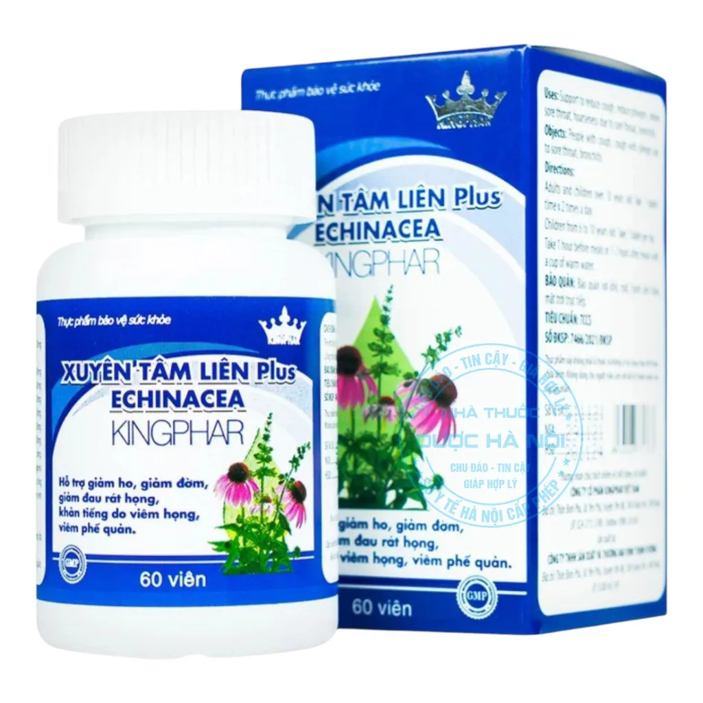 Viên uống Xuyên Tâm Liên Plus Echinacea Kingphar