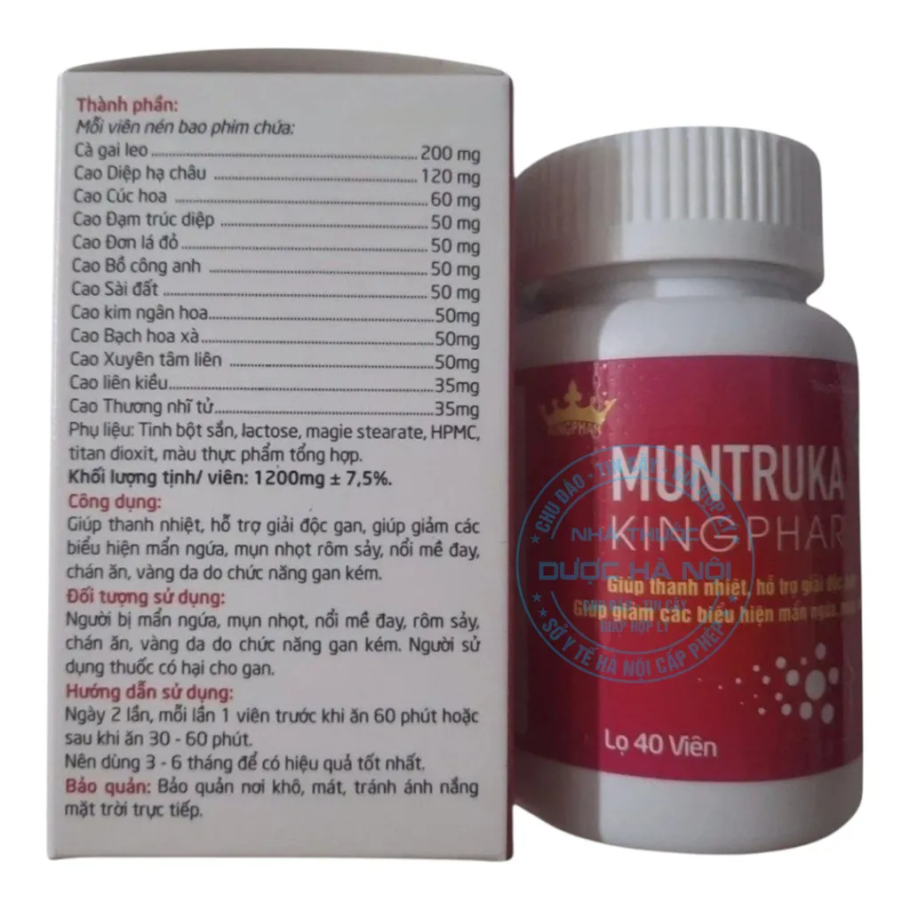 Viên uống Muntruka Kingphar
