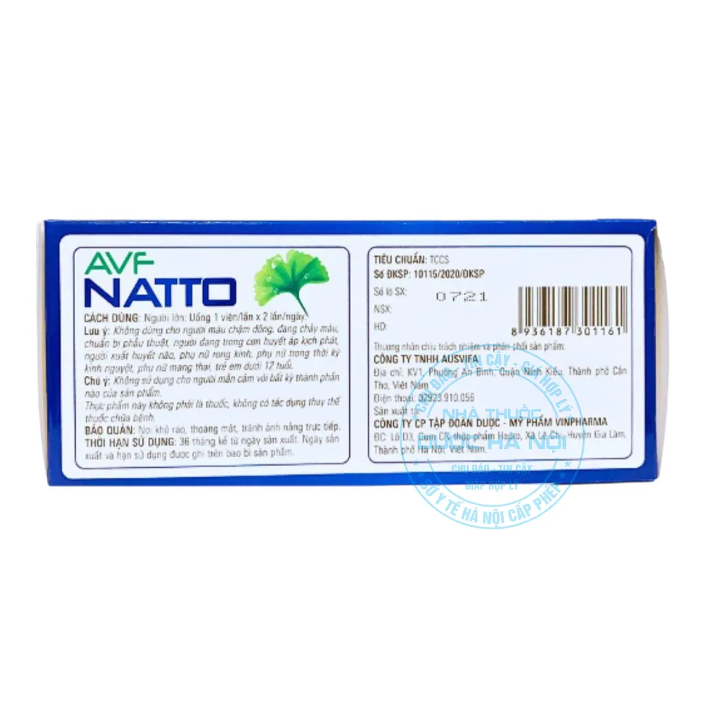 Viên uống AVF Natto