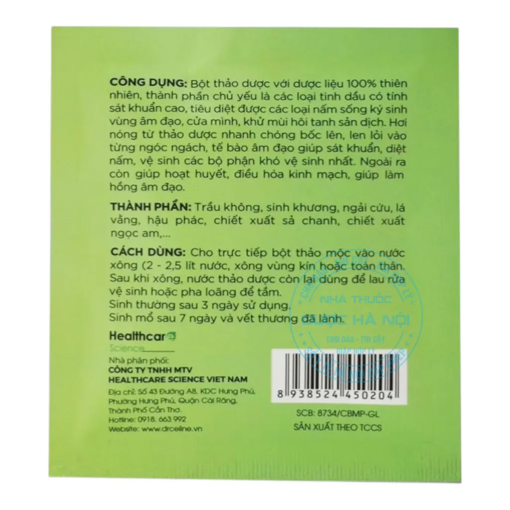 Bột thảo mộc xông tắm Dr. Celine