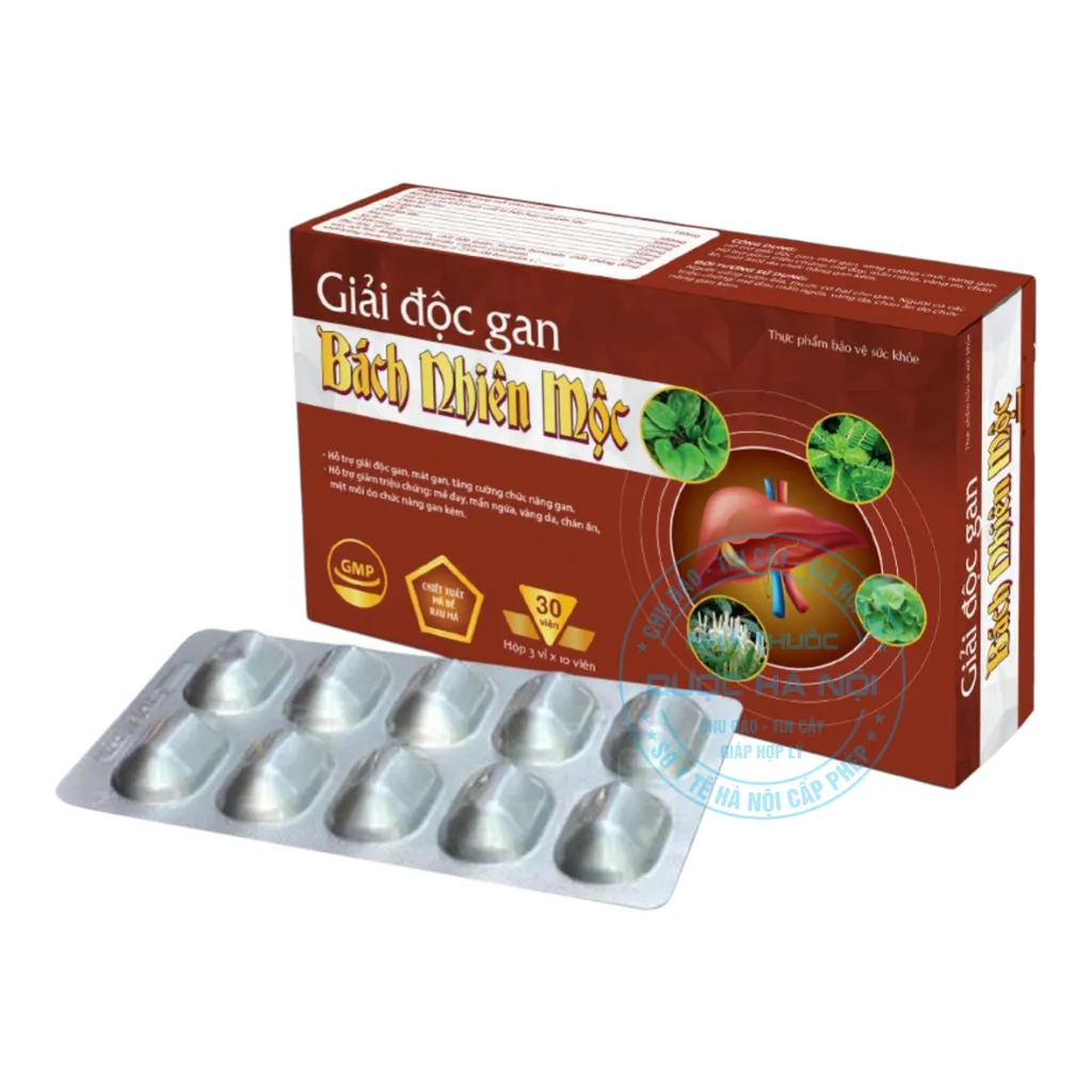 Viên uống Giải Độc Gan Bách Nhiên Mộc