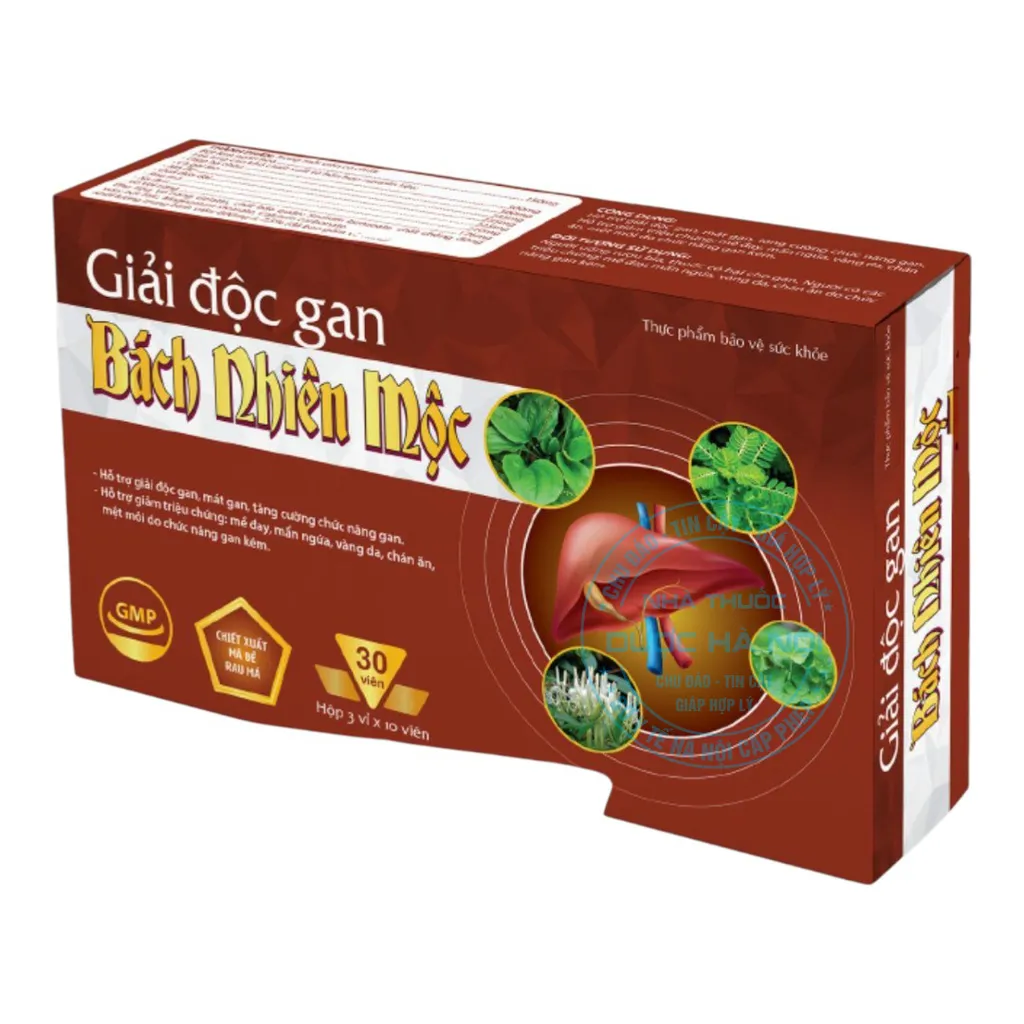 Viên uống Giải Độc Gan Bách Nhiên Mộc
