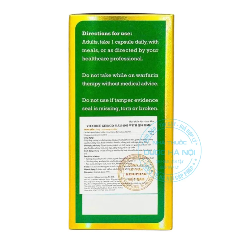 Viên uống Memoren Ginkgo Plus Q10