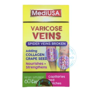 Viên uống MediUSA Varicose Veins cải thiện các chứng giãn tĩnh mạch