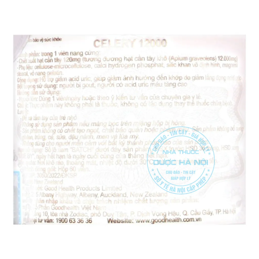 Viên uống Celery 12000 Good Health