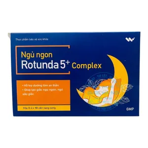 Viên uống Ngủ ngon Rotunda 5+ Complex cải thiện chất lượng giấc ngủ