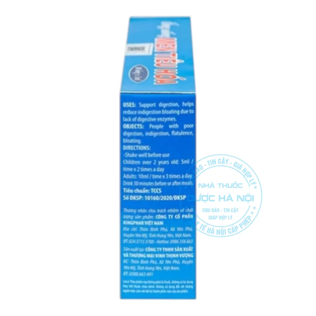 Ống Uống Men Tiêu Hoá Kingphar