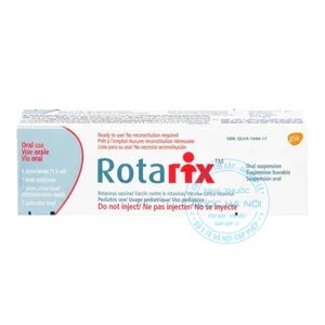 Vắc-xin Rotarix chống viêm dạ dày ruột do rotavirus ở trẻ sơ sinh