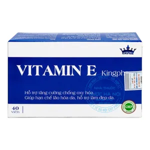 Viên uống Vitamin E Kingphar duy trì vẻ đẹp rạng rỡ, chống lại quá trình lão hóa
