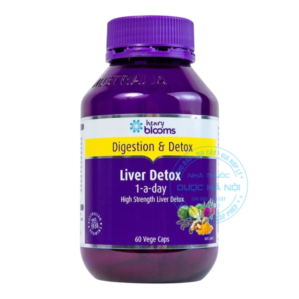 Viên uống Henry Blooms Liver Detox 1-A-Day