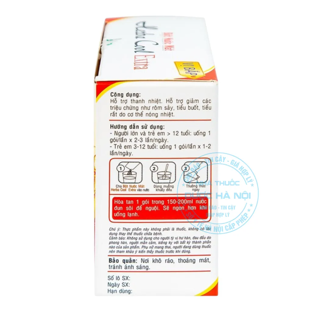 Bột pha uống Herbal Cool Extra