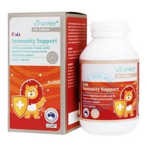 Viên uống Vitatree Kids immunity Support nâng cao khả năng đề kháng của trẻ em (Lọ 30viên)