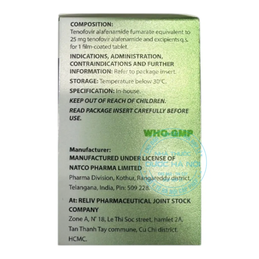 Thuốc trị viêm gan Hepa-Taf