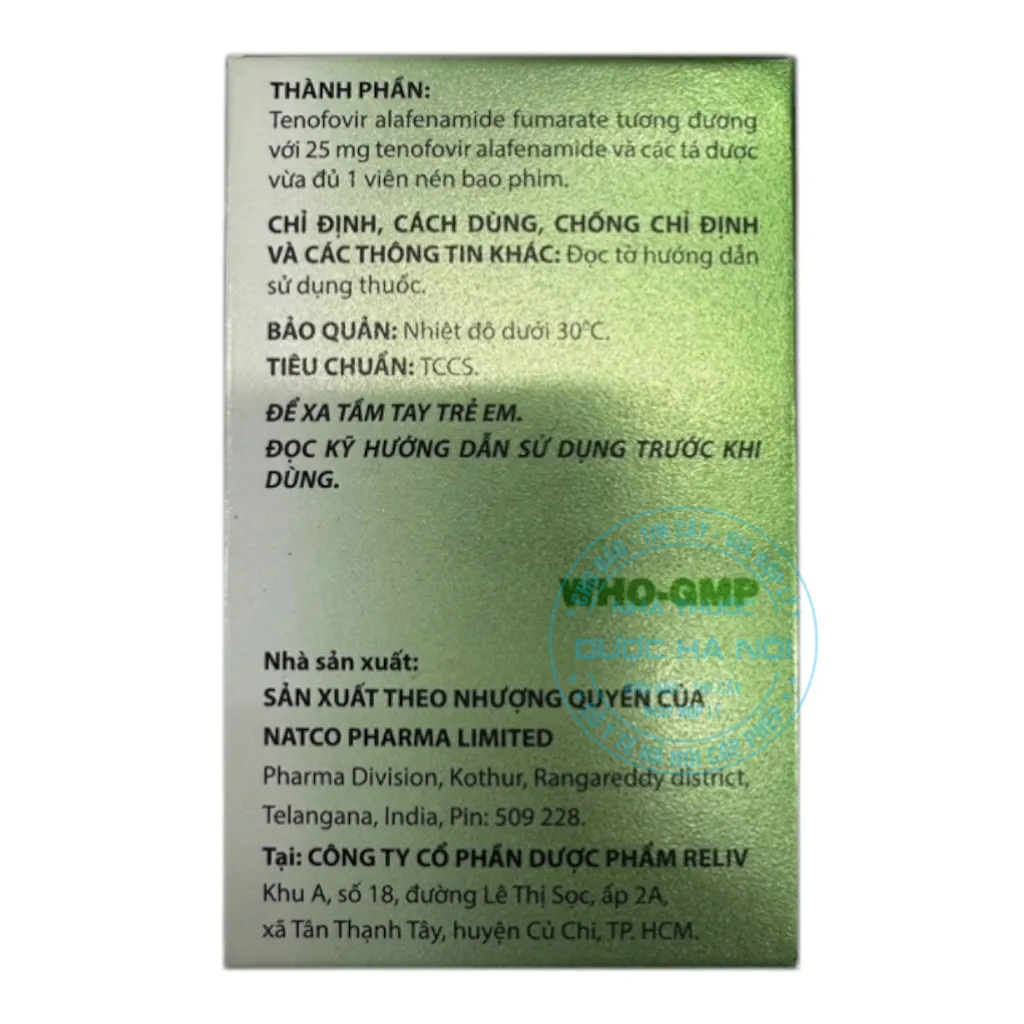 Thuốc trị viêm gan Hepa-Taf