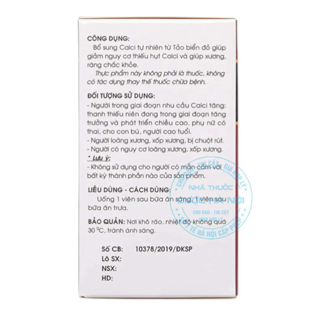 Viên uống Seacan Aquamin D3