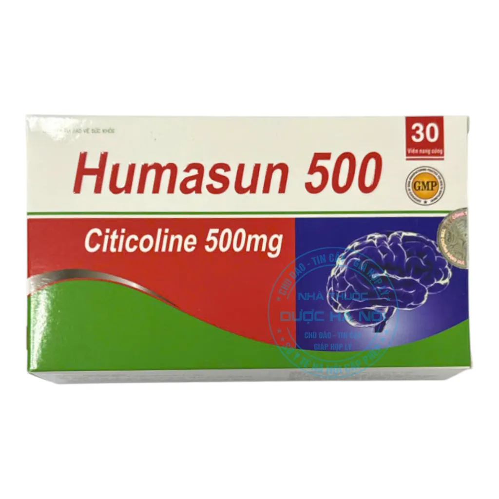 Viên uống bổ não Humasun 500 cải thiện sức khỏe não bộ từ thành phần tự nhiên