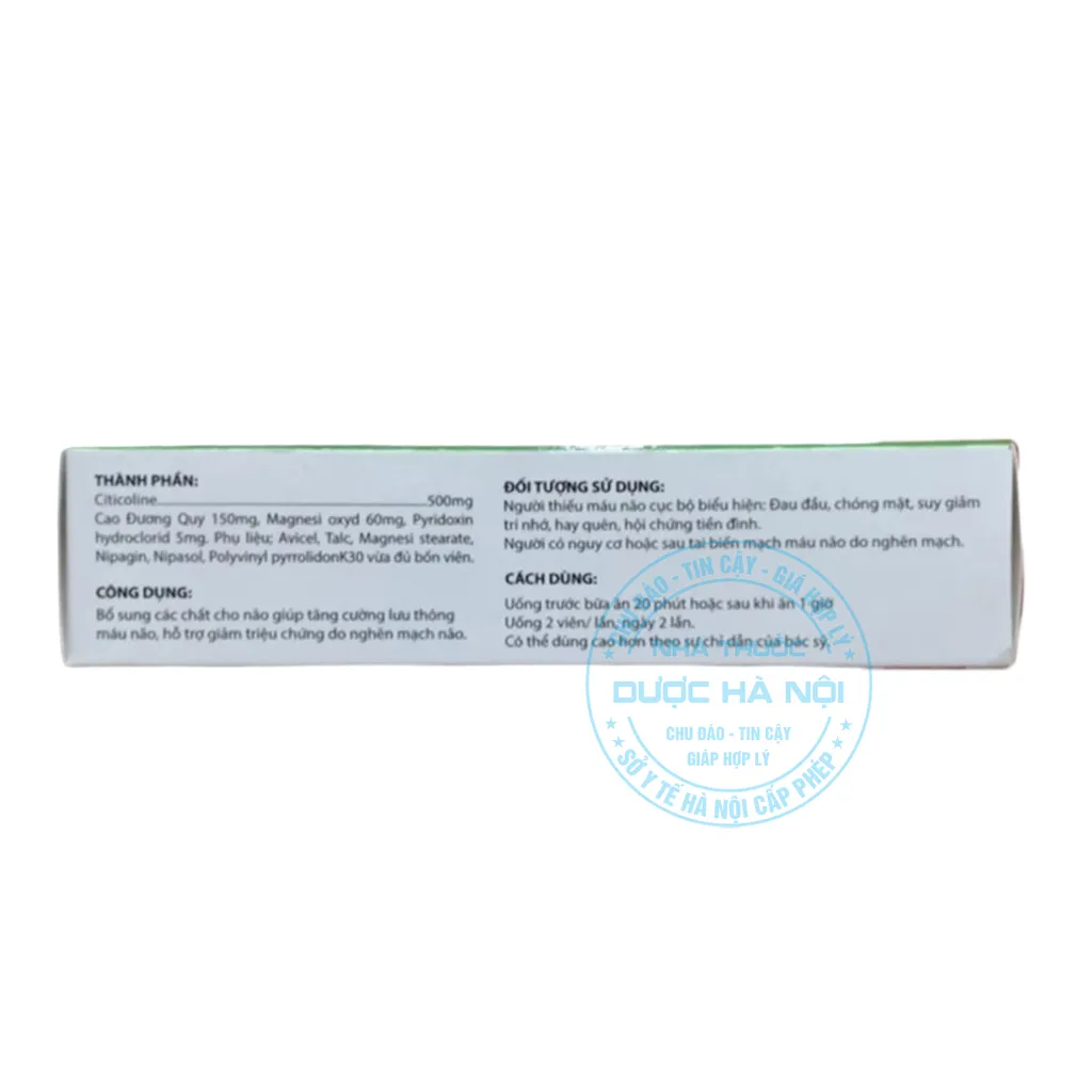 Viên uống bổ não Humasun 500 cải thiện sức khỏe não bộ từ thành phần tự nhiên