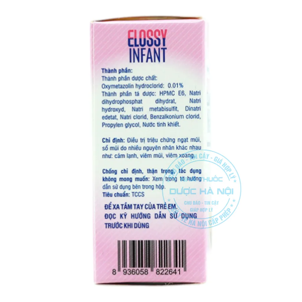Thuốc nhỏ mũi Elossy Infant