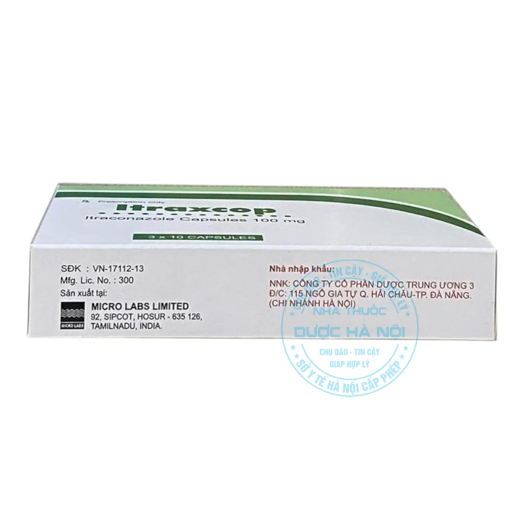 Thuốc Itrex (Itraconazole)