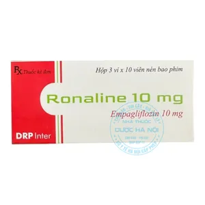 Thuốc tiểu đường Ronaline 10mg kiểm soát điều trị bệnh tiểu đường (Hộp 3Vỉ x10 viên)