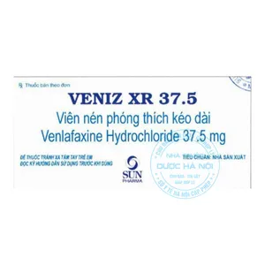 Thuốc Veniz XR 37.5 điều trị trầm cảm và các rối loạn liên quan đến lo âu