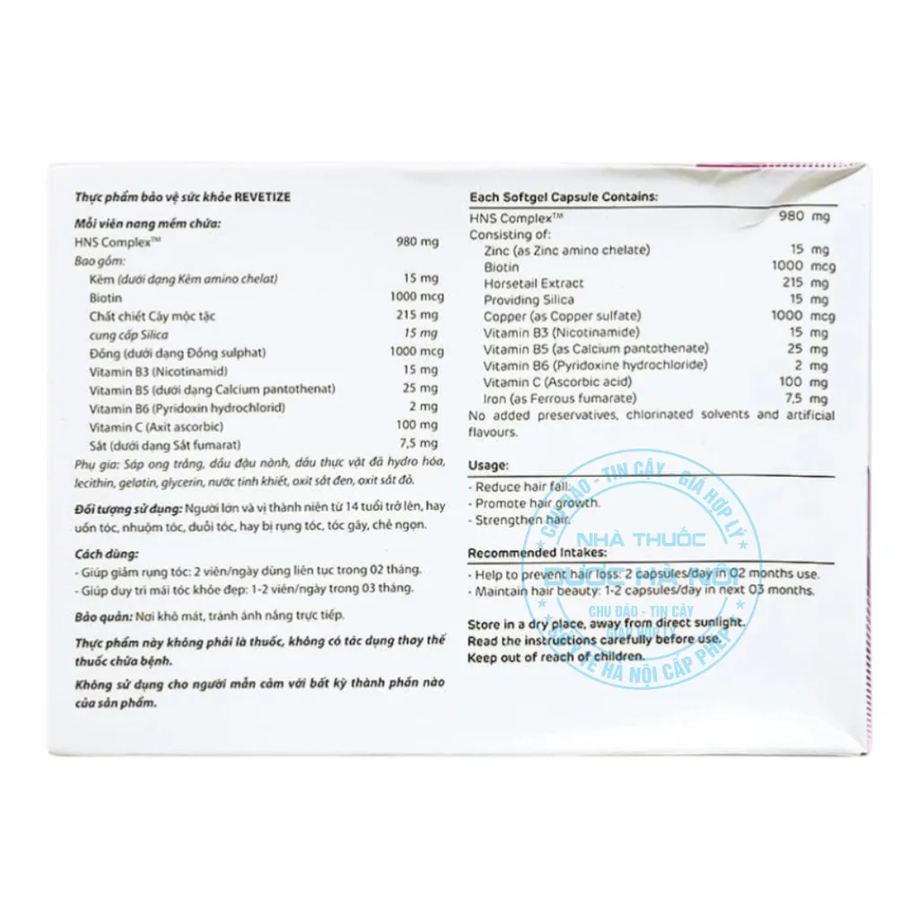 Viên uống Revetize