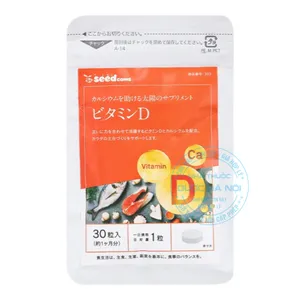 Viên uống Seedcoms Vitamin D Canxi bổ sung canxi giúp nâng cao sức khỏe toàn diện