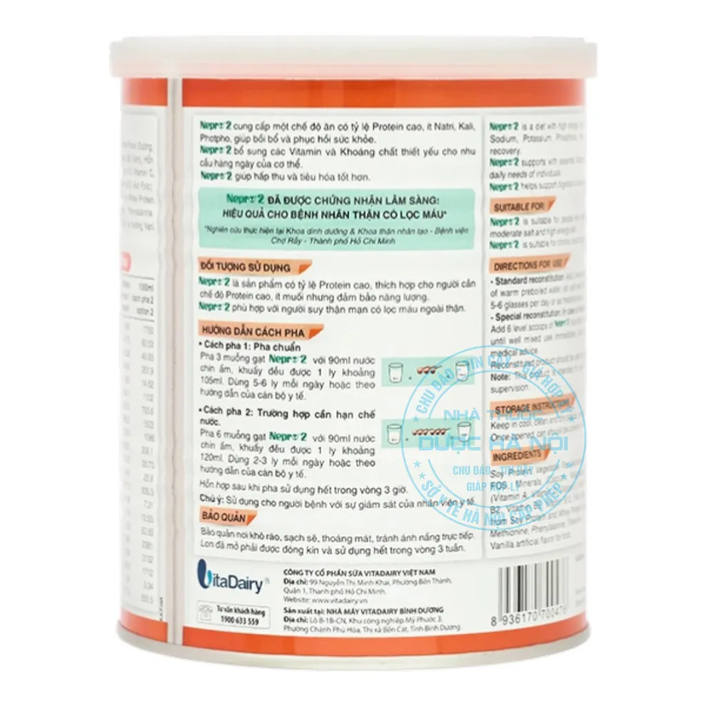 Sữa bột Nepro 2 VitaDairy 400g
