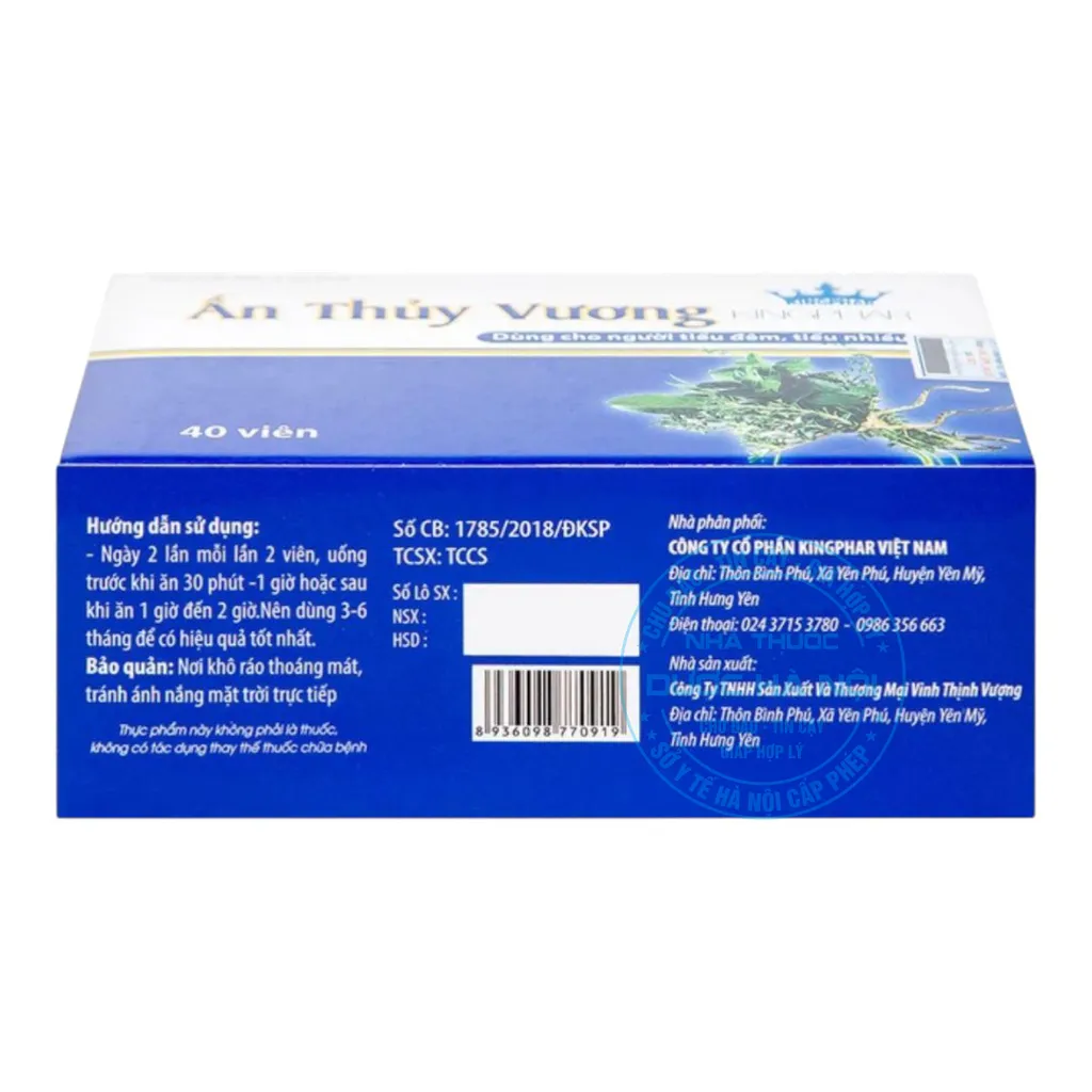 Viên uống Ấn Thủy Vương Kingphar