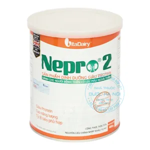 Sữa bột Nepro 2 VitaDairy 400g cung cấp dinh dưỡng cho người bệnh thận